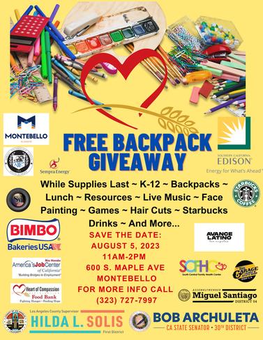 Free Backpack Giveaway